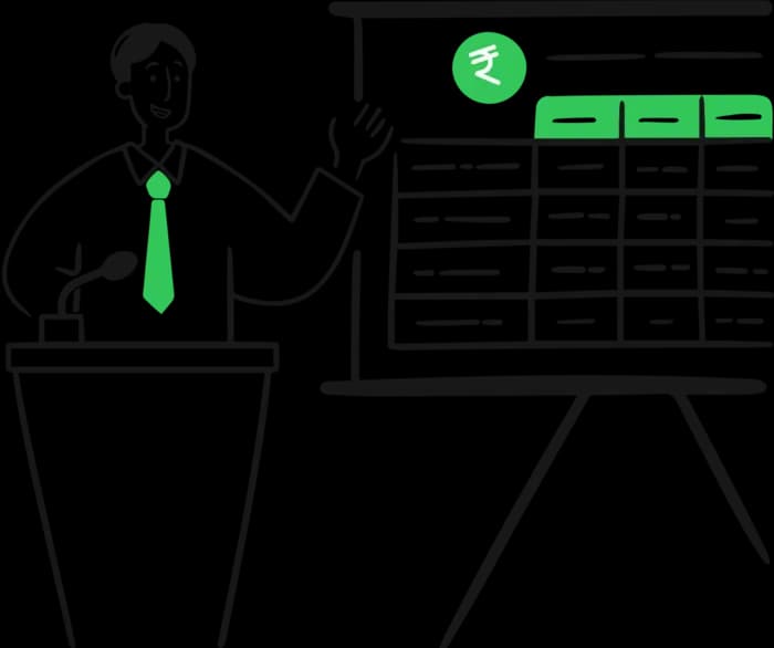 A black and green graphic of a train